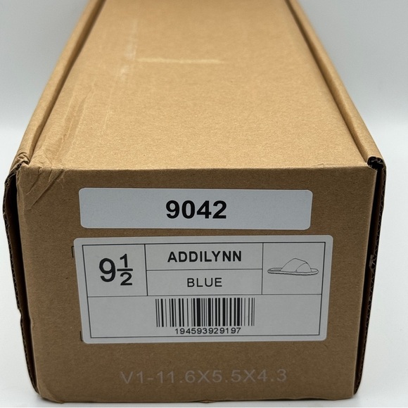 Journee Addilynn Slides Blue Size 9.5 - Picture 6 of 6